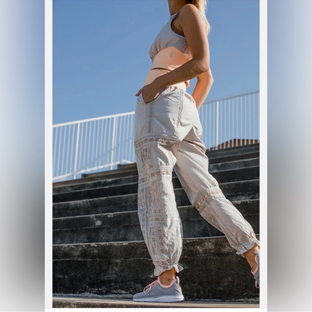Free People Movement Oh Hey Applique Jogger Pants - Picture 2 of 6